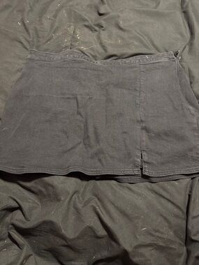 American Eagle Outfitters Black Mini Skirt with Side Zip